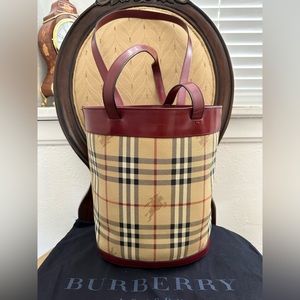 Vintage Burberry Bucket Bag